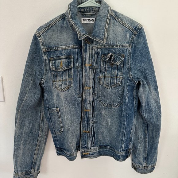 Topman Denim Jackets Set of Two (2) Size Small - Picture 3 of 4
